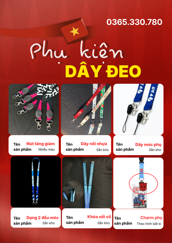 Phụ kiện dây đeo thẻ
