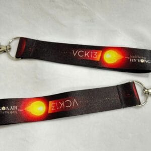 Dây móc khóa vải satin