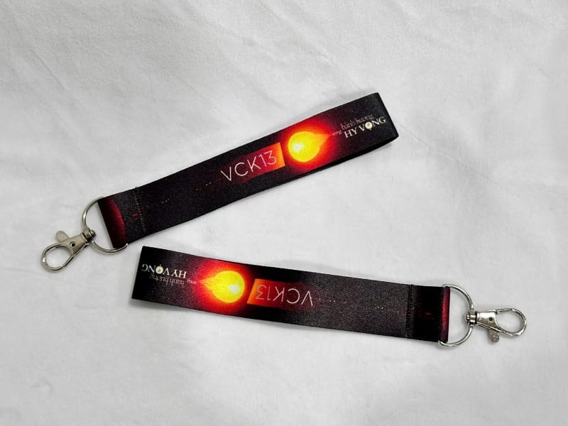 Móc khóa vải quà tặng doanh nghiệp