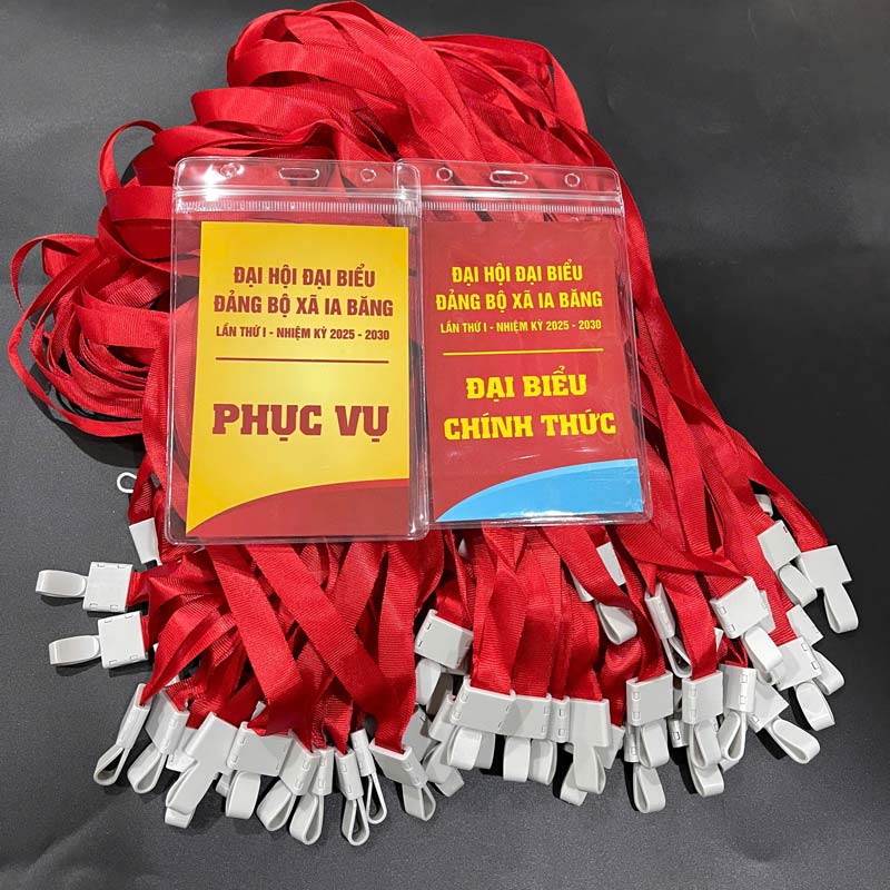 Bộ dây đeo thẻ đại hội