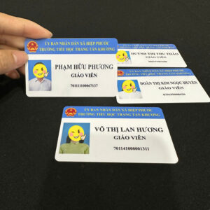 Thẻ nhựa PVC in ngang theo yêu cầu