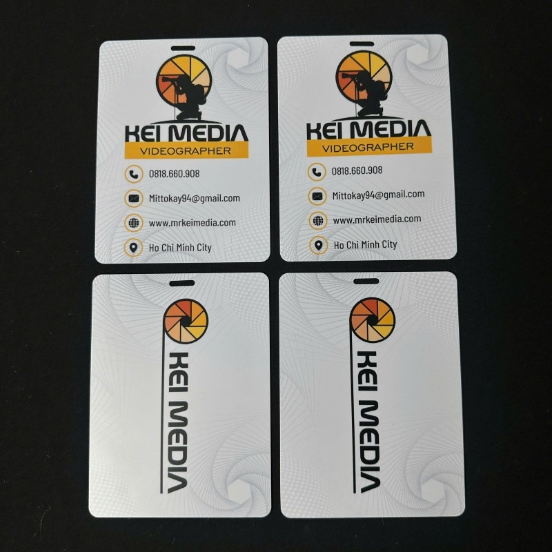 ID card được sản xuất theo số lượng yêu cầu